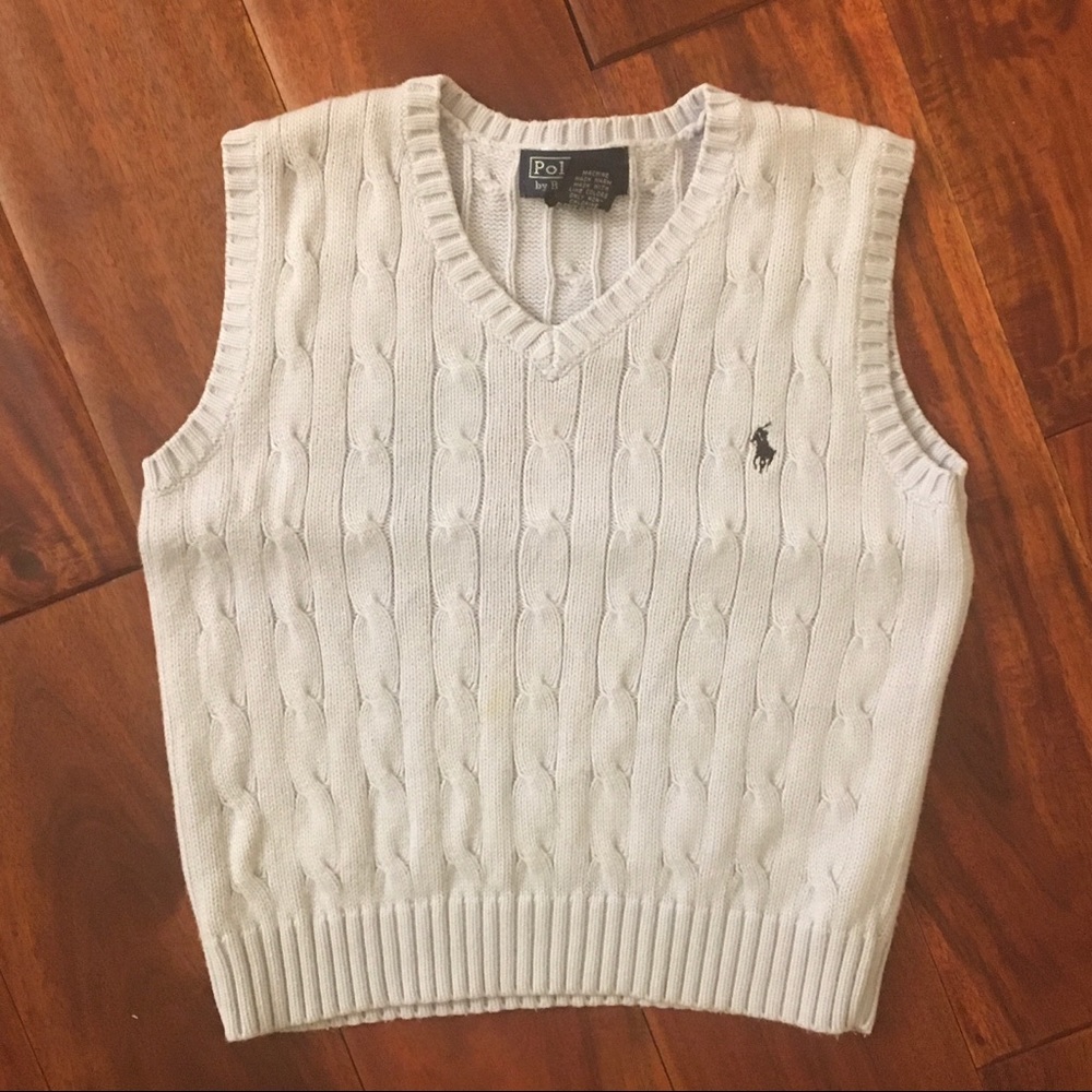 HP🎉 Polo by Ralph Lauren Light Blue Sweater Vest